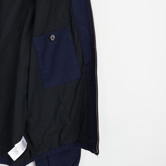 J.Crew Mens Herrington Utility Jacket Cotton Twill Navy Blue Size Medium NWT - Picture 8 of 10